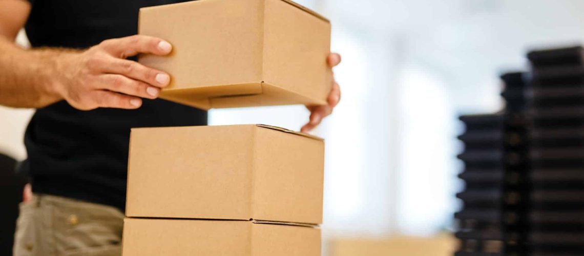 Packaging process before shipping